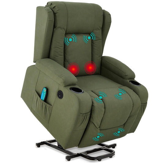 Best Choice Products Electric Lift Recliner Massage Chair with Heat